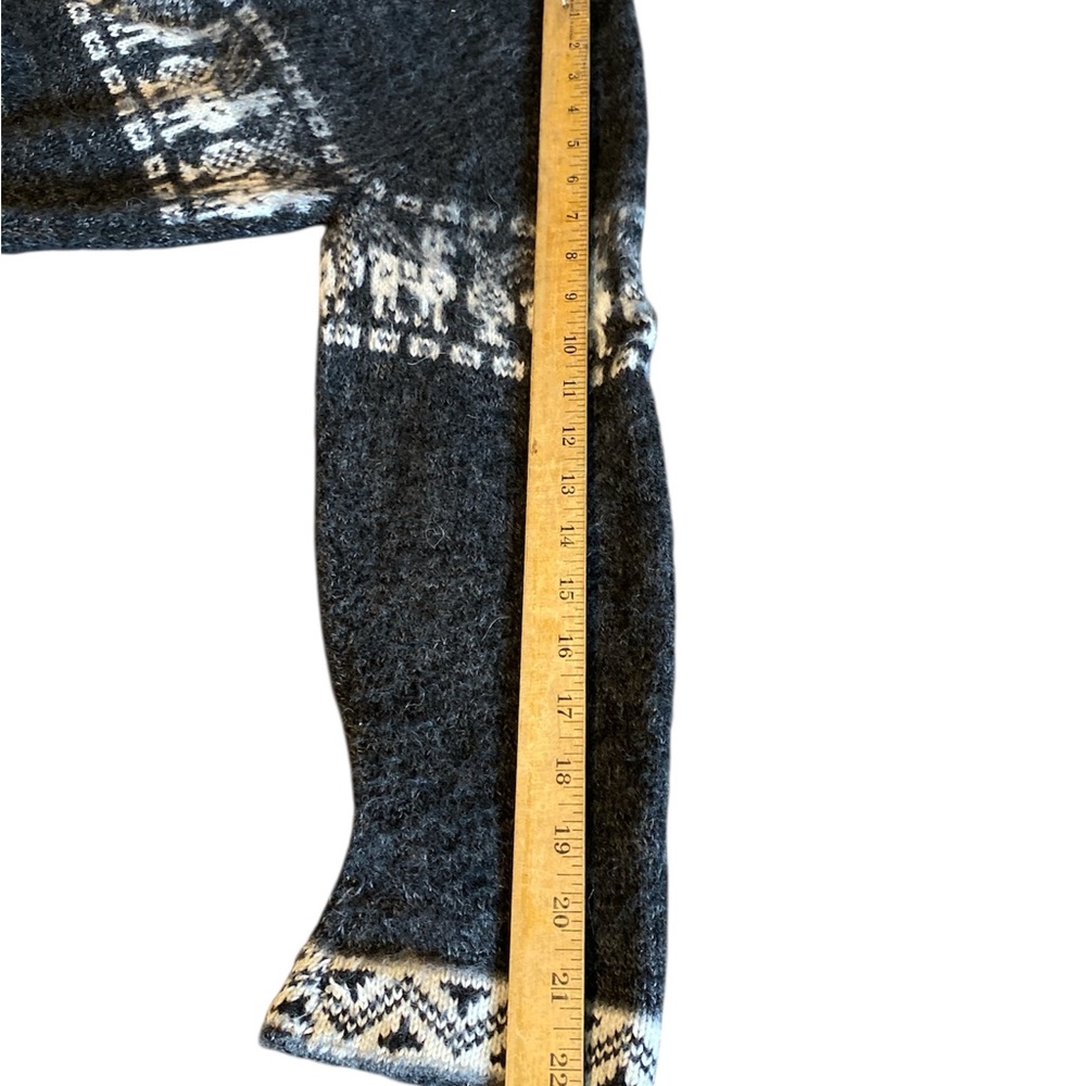 Cozy Soft Alpaca Blend Style Sweater - Warm Lightweight Knit, Hooded Pullover - Picture 8 of 11